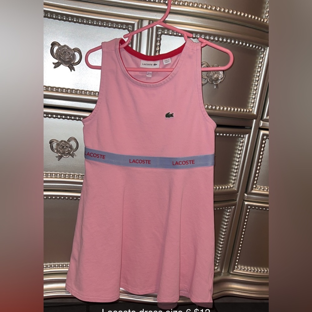 Girls Lacoste dress